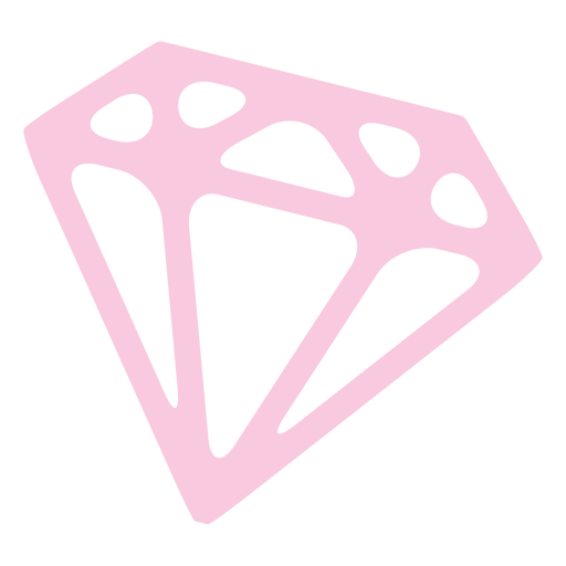 Ícone de diamante rubi Desenho PNG