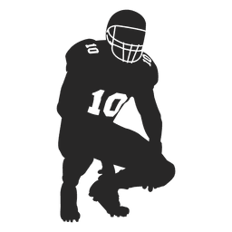 American football player silhouette - Transparent PNG ...