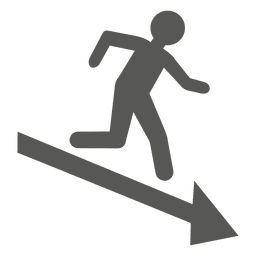 Correndo na seta Desenho PNG