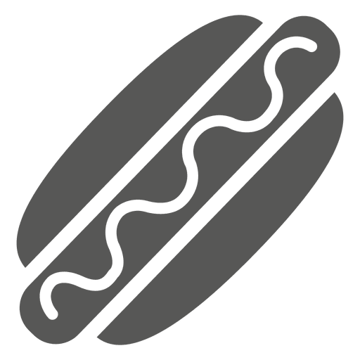 Icono de salchicha hotdog Diseño PNG