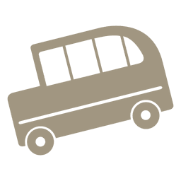 Ícone de ônibus escolar Desenho PNG