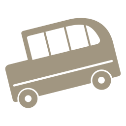 School bus icon PNG Design