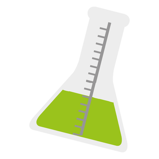 School laboratory flask PNG Design