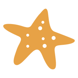 Sea star fish PNG Design