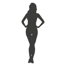Sexy weibliche Silhouette PNG-Design