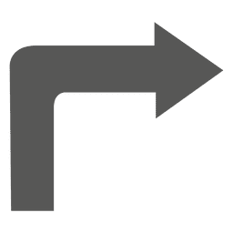 Sharp right turn sign PNG Design