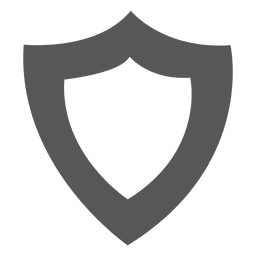 Shield flat icon PNG Design Transparent PNG