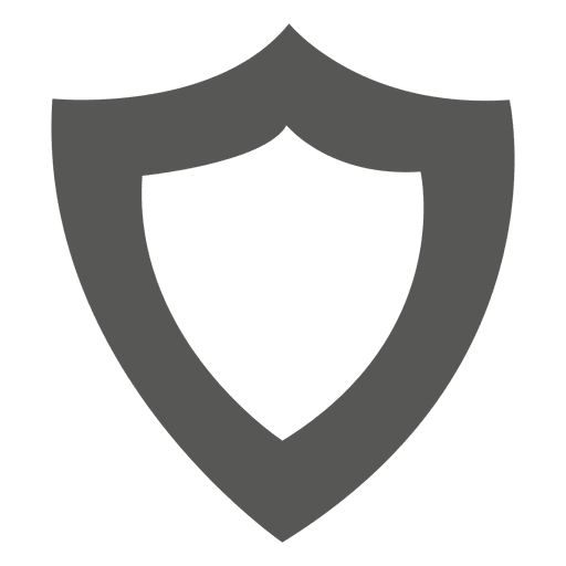 Shield flat icon PNG Design