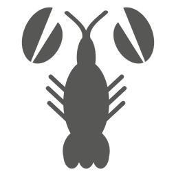 Shrimp flat icon PNG Design