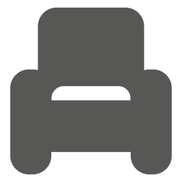 Single seat sofa icon PNG Design Transparent PNG
