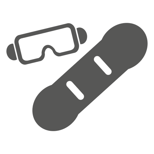 Ícone de óculos de skate Desenho PNG