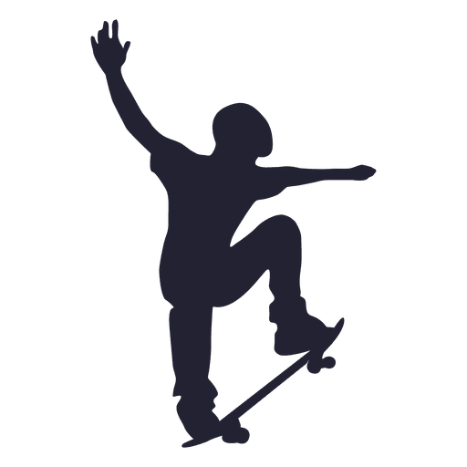 Skateboard sport silhouette - Transparent PNG & SVG vector ...