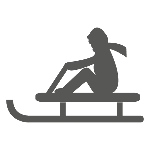 Icono de trineo de ski doo Diseño PNG