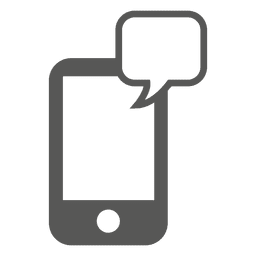 Ícone de nuvem de smartphone Desenho PNG