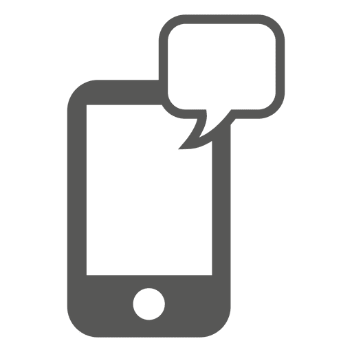 Smartphone Cloud-Symbol PNG-Design