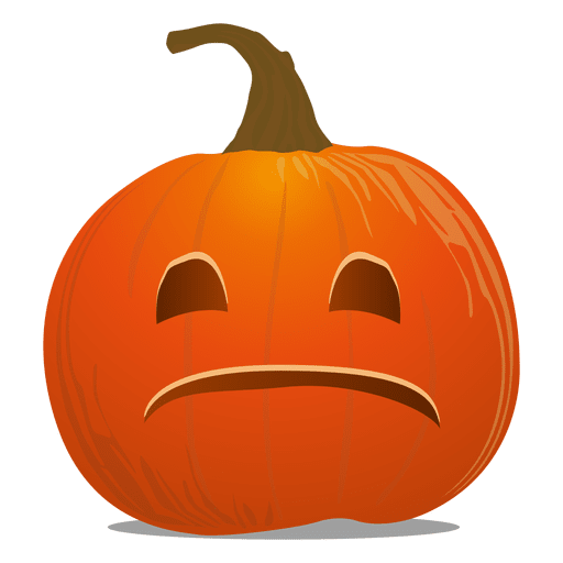 Smile pumpkin emoticon