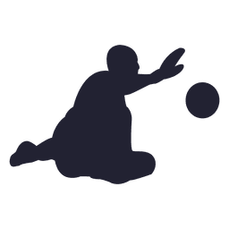 Soccer goalkeeper silhouette PNG Design Transparent PNG