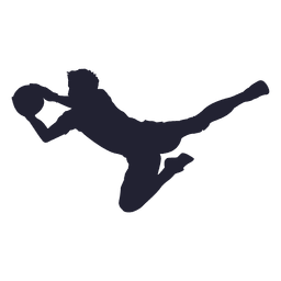Soccer goalkeeper silhouette 1 PNG Design Transparent PNG