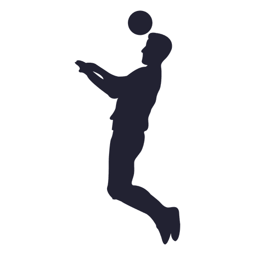 Jugador de fútbol dirige la bola 6 Diseño PNG