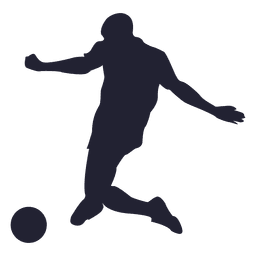 Soccer Player Kicking Ball PNG & SVG Design For T-Shirts