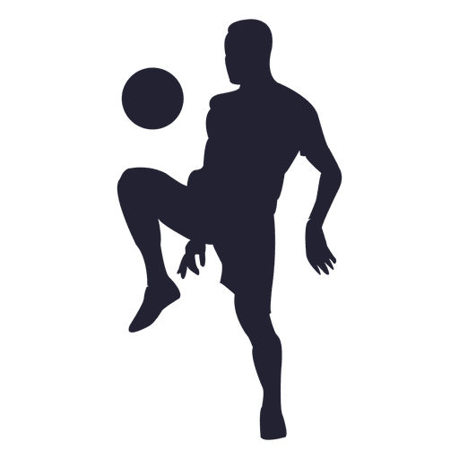 Soccer player receiving ball 2 PNG Design