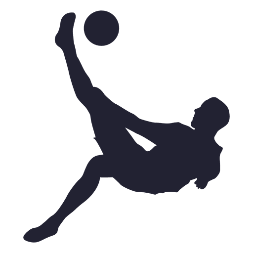 Soccer player shooting ball - Transparent PNG & SVG vector file