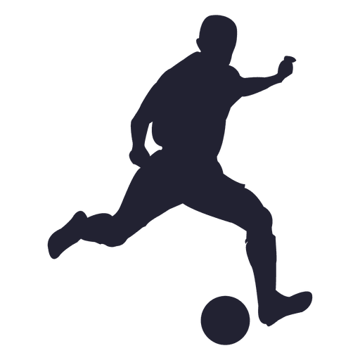 Soccer player silhouette - Transparent PNG & SVG vector