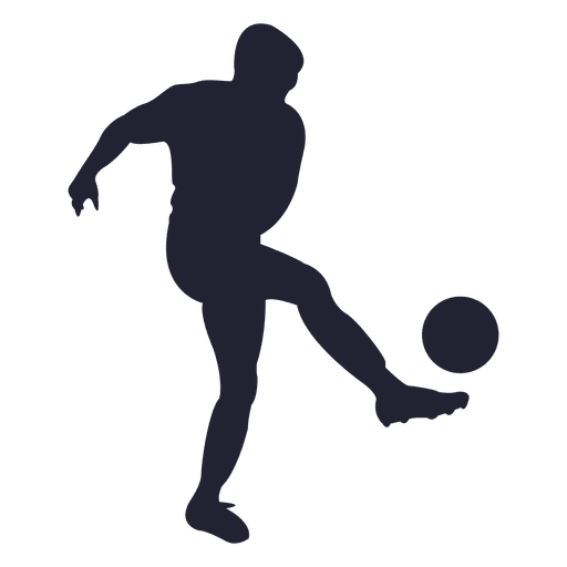 Design PNG E SVG De Homem Jogando Futebol Para Camisetas