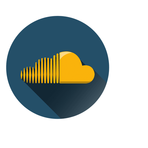 Sound Cloud Circle Symbol PNG-Design