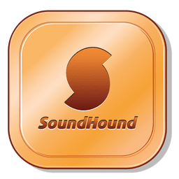 Logotipo quadrado do Soundhound Desenho PNG