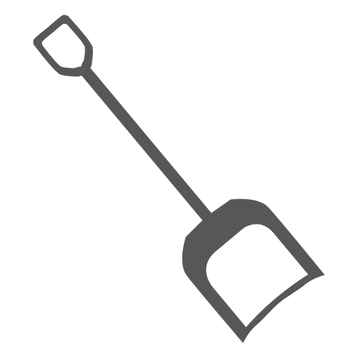Spatenschaufel-Symbol PNG-Design
