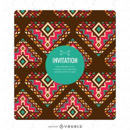 Invitation card ethnic style creator Invitation card ethnic style creator