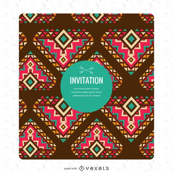 Invitation card ethnic style creator Invitation card ethnic style creator