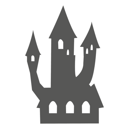 Spooky haunted castle PNG Design