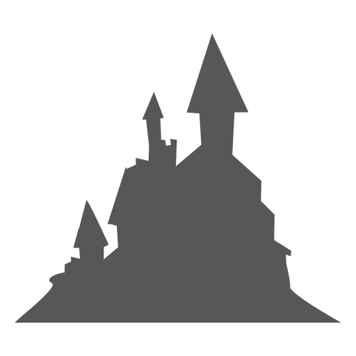 Download Spooky haunted castle on mountain - Transparent PNG & SVG ...