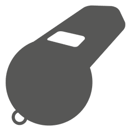 Sports whistle icon Transparent PNG