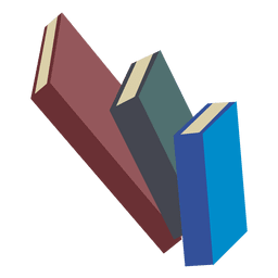 Stack of 3 books PNG Design