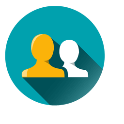 Iconos de círculo de personal Diseño PNG
