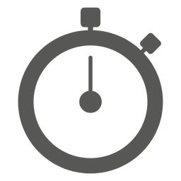 Icono de trazo de temporizador de cronómetro