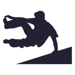 Street jumper silhouette 2 PNG Design