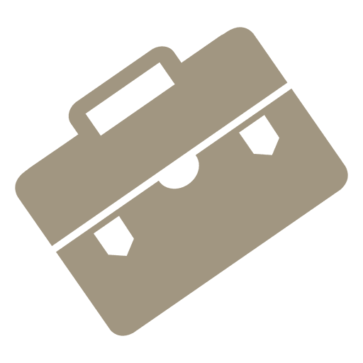 Suitcase flat icon PNG Design