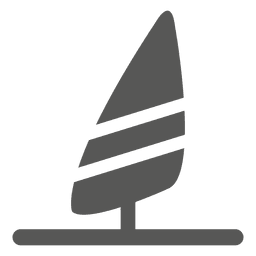 Icono de surf de pez luna Diseño PNG