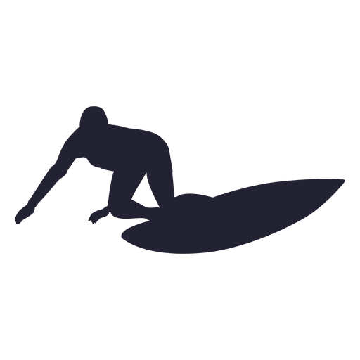 Surfing sport silhouette 3 PNG Design