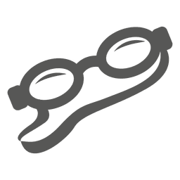 Swimming goggles flat icon PNG Design Transparent PNG