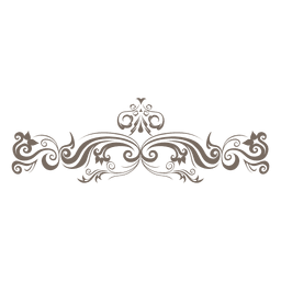 Swirling creative divider decoration PNG Design