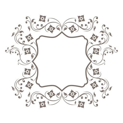 Swirling floral elliptical frame png Swirling floral elliptical frame png