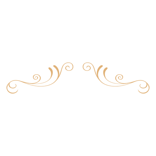 Swirls corner decoration 1 PNG Design