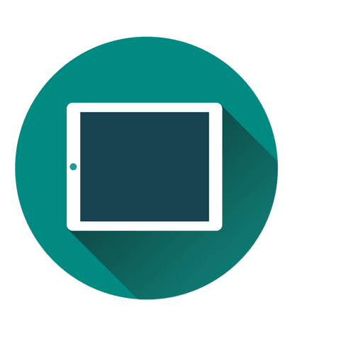 Icono de círculo de tableta Diseño PNG