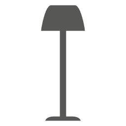 Table lamp icon silhouette PNG Design