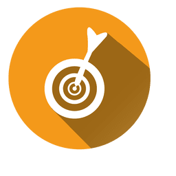 Icono de círculo de destino Diseño PNG